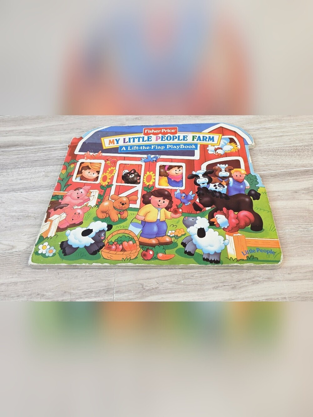 Fisher-Price My Little People Farm Lift-the-Flap PlayBook - Colorful